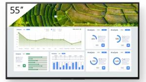 Bravia Professional Displays FW-55BZ30L - 55" Diagonal Class BZ30L Series LED-backlit LCD display - digital signage - Android TV - 4K UHD (2160p) 3840 x 2160 - HDR - Direct LED