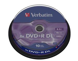 DVD+R DOUBLE LAYER 8.5GB 8X MATT SILVER SURFACE thumbnail