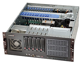 EU Product - Supermicro SuperChassis 842XTQC-R804B Rack Black 800 W