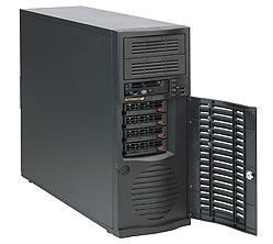 EU Product - SuperChassis 733TQ-668B - 4x 3.5in SAS/SATA - 668W Platinum