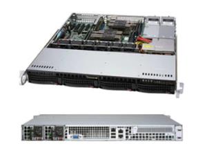 EU Product - Superchassis CSE-813MF2TQC-R804CB 1HE 4x3.5in 800W 12Gbps