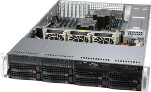EU Product - SC825 BTQC-R1K23LPB - Rack-Montage - Case - ATX