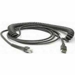 Cable, USB, Type A, Coiled, Power off terminal, 2 Meters, CAB-424E