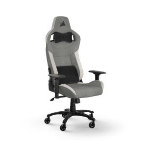 EU Product - T3 Rush Fabric Gaming Chair (2023) - Grey/white