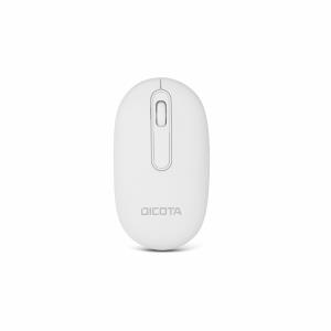 D32045 Dual Mode Wireless Optical Mouse 1600 DPI Silent Rechargeable Whit