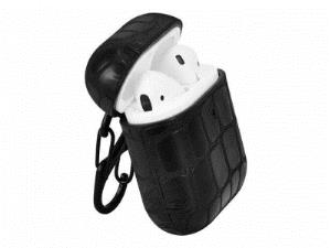 EU Product - AirPods Case AirBox Stone Pattern Black