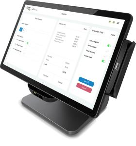 E-Series 3, No OS, 15.6-inch wide, 1920x1080  FHD display, N97 CPU, 8GB RAM, 128GB SSD, Projected Capacitive 10-touch, Clear, Ethernet, Black, Stand, Worldwide