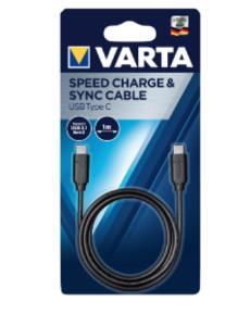 Varta 57947 USB cable 1 m USB 3.2 Gen 2 (3.1 Gen 2) USB C Black
