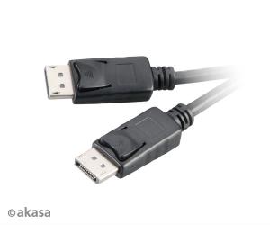 Akasa AK-CBDP01-20BK DisplayPort cable 2 m Black