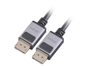 Akasa 8K DisplayPort Kabel - 2m AK-CBDP24-20BK - Cable - Digital/Display/Video