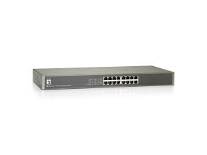 EU Product - LevelOne Switch 16xFE                         19"     Metall