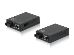 EU Product - LevelOne Media Konverter RJ45->SC FE SM    1310/1510nm  20km