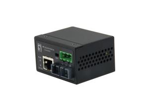 EU Product - LevelOne Media Konverter RJ45->SC FE SM Indus.  1310nm  30km