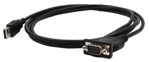 EXSYS EX-13001 USB 2.0 zu 1 x Seriell RS-232 mit Stecker FTDI Chip-Set - Kabel-/Adapterset - Digital
