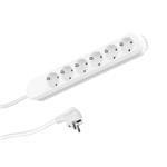 EU Product - Surge protector - 3m - 6 AC outlet(s) - 250 V - 3600 W - White - 3 m - 520 g