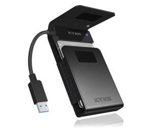 EU Product - Adapter Cable For 2.5in SSD + USB3.0 HDD With Leatherette Box