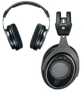Shure SRH1840 headphones/headset Wired Head-band Music Black