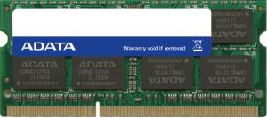 ADDS1600W4G11-S A-DATA TECHNOLOGY ADATA ADDS1600W4G11-S memory module 4 GB 1 x 4 GB DDR3 1600 MHz                                                                                       