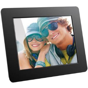 Aluratek ADPF08SF digital photo frame Black 20.3 cm (8")