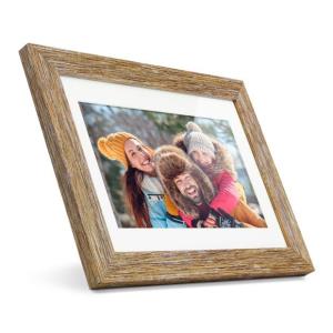 Aluratek ASHDPF10F digital photo frame Wood 25.4 cm (10") Touchscreen Wi-Fi