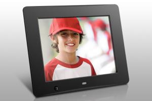 Aluratek ADMSF108F digital photo frame Black 20.3 cm (8")