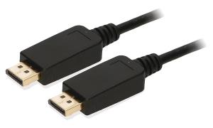 2-Power CAB0024A DisplayPort cable 1 m Black