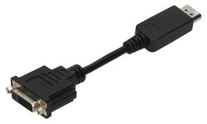 2-Power CAB0065A video cable adapter 0.15 m DisplayPort DVI-D Black