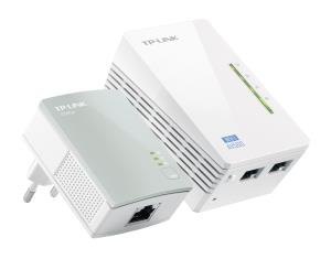 Wireless N Powerline Extender Tl-wpa4220 300mbps Kit Incl Tl-wpa4220 And Tl-pa4010