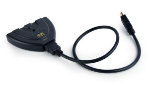 Gembird DSW-HDMI-35 interface hub Black