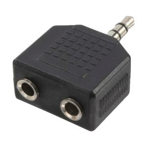 EU Product - Audio Adapter Stereo 3.5mm Male To 2x Stereo Female