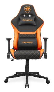 EU Product - Gaming-Stuhl Armor One V2 F, PVC/Stoff,Schwarz/Orange