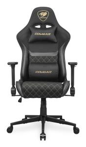 EU Product - Gaming-Stuhl Armor One V2 Gold F, PVC/Stoff, Schwarz