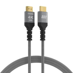 EU Product - HDMI Kabel High-Speed m. Ethernet 4K60Hz 0.50m grau