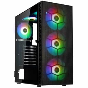 Observatory HF Mesh ARGB Midi Tower Case - Black