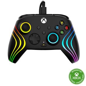 Turtle Beach Afterglow Wave Black Wired RGB Gaming Controller with Mappable Buttons, Hall-Effect Hai