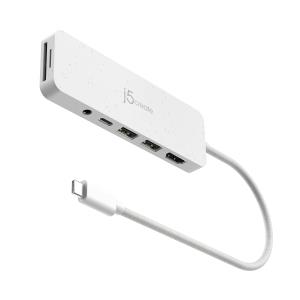 JCD373EW-N Eco-Friendly USB-C Multi-Port Hub with Power Delivery