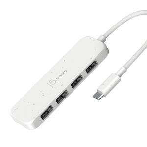 JCH341EW-N Eco-Friendly USB-C to 4-Port Type-A Gen 2 Hub