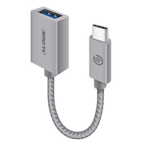 MU31CAF-SGR ALOGIC USB 3.1 USB-C (Male) to USB-A (Female) Adapter - Space Grey Aluminium - 15cm 